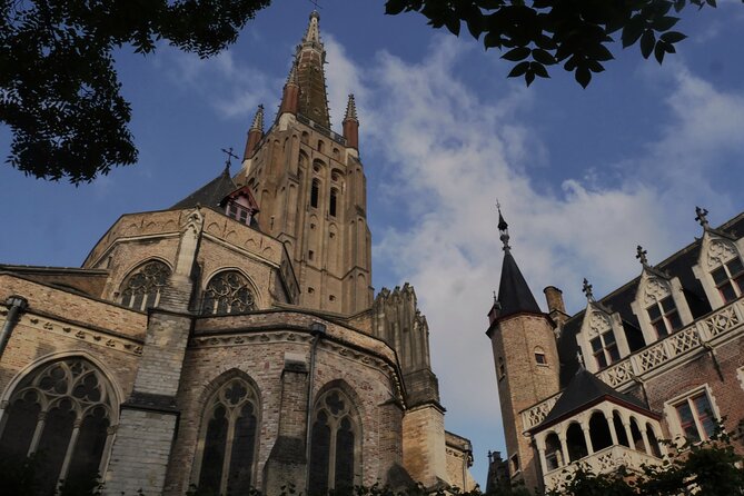 Across Bruges History Equals Fun with chocolate and waffle sample - Fish Market, Huidenvettersplein, and the old trade streets