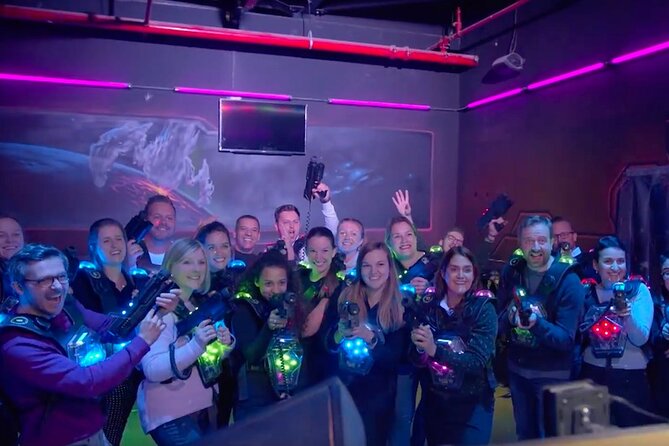 Amasing 2 Laser Tag Games in Brussels (40mn) - Maze Mode Plus Arcade Time: Keeping the Whole Group Happy