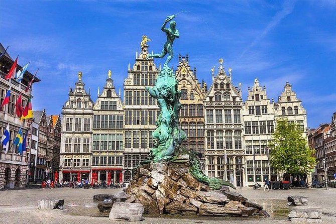 Antwerp and Ghent Day Trip from Brussels With Atomium Photo Stop - Antwerp on foot: from the river to Het Steen and Grote Markt