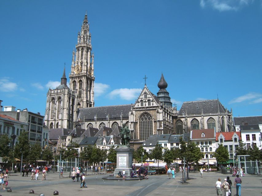 Antwerp: Private Historical Highlights Walking Tour - Hendrik Conscience statue and the Baroque church plus old city library