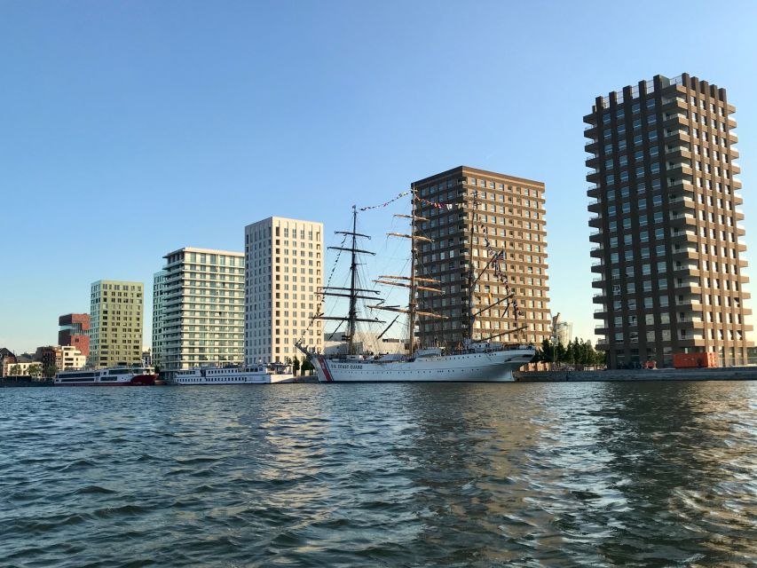 Antwerp: Private Old Harbour Boat Tour Incl. Drinks & Snacks - A 1918 Notarisboat turns Antwerp’s Old Harbour into a real waterfront experience