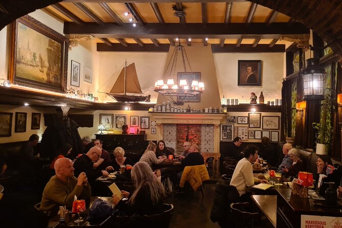 Antwerp Pub Crawl - Oude Koornmarkt at Tram 3: A Social Hang with Later Night Potential