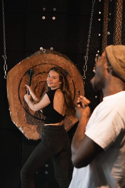 Axe Throwing Experience - Games, trick shots, and friendly tournaments to crown a winner