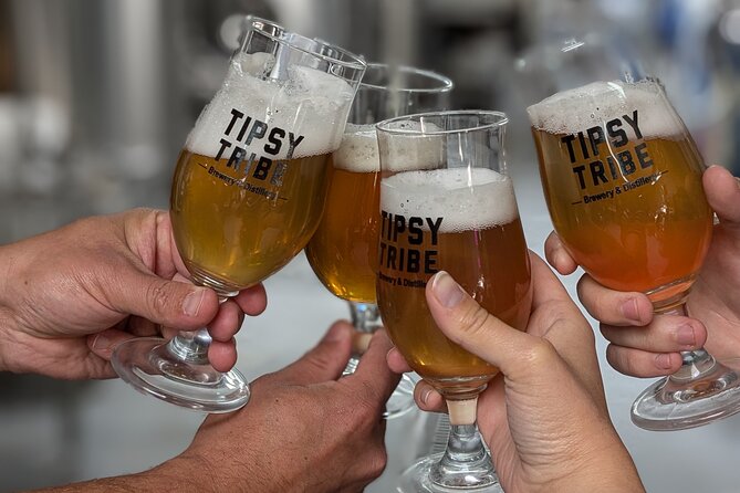 Beer tasting in a Brussels Micro Brewery and Distillery - What You Actually Taste: Two In-House 16cl Beers in Different Styles