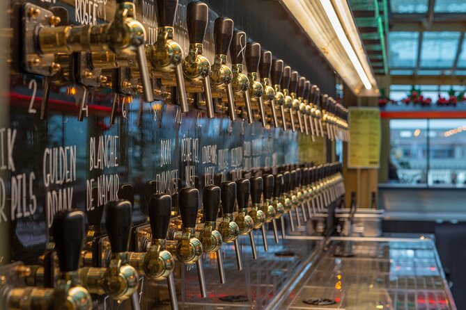 Belgian Beer World Experience: Guided Beer Tasting + Rooftop Beer - Beerlab Rooftop: choose from 150 options, then enjoy the 360 view