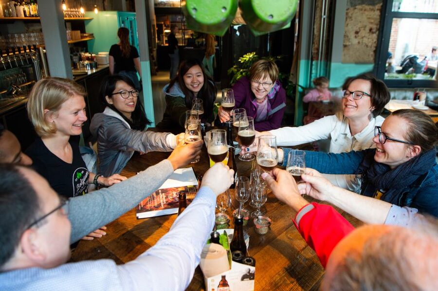 Bruges: Belgian Beer Tour with Chocolate Pairing - The beer game and the lineup: ale, lager, triple, and the Lambic curveball