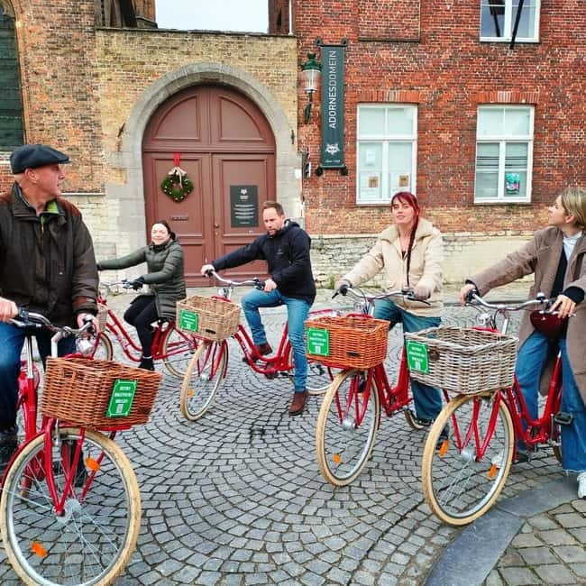 Bruges: Guided Retro Bike Tour of Highlights and Hidden Gems - Sint-Anna Quarter and Jeruzalemkerk: small moments that add up