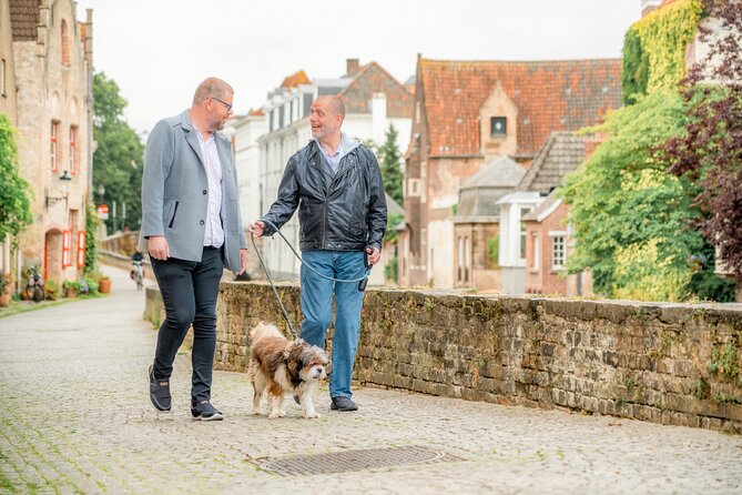Bruges Private Photography Sessions - Stop 2: Meestraat Bridge, where the city lines create movement