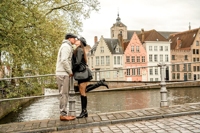 Bruges Private Photography Sessions - Meeting at Jan van Eyckplein, then moving with purpose