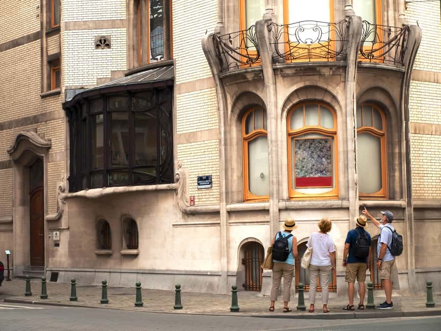 Brussels: Art Nouveau Private Walking Tour with Horta Museum - Where it starts at Café Belga, and how the 3-hour rhythm works