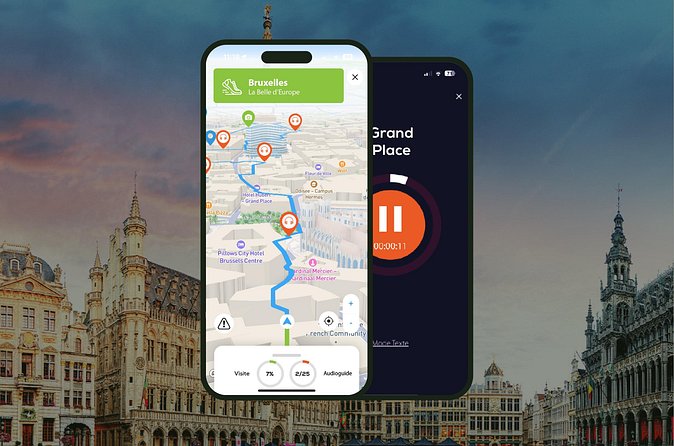 Brussels Audioguided walking tour 2h40 and 25 reviews - St. Michael and Gudule to Brussels Park and the Royal Palace Alley