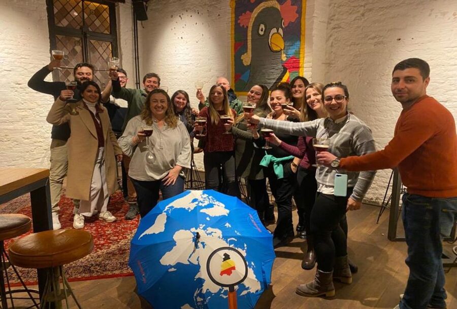 Brussels: Chocolate and Beer Private Tour with Tastings - Practical tips before you meet the guide with the blue umbrella