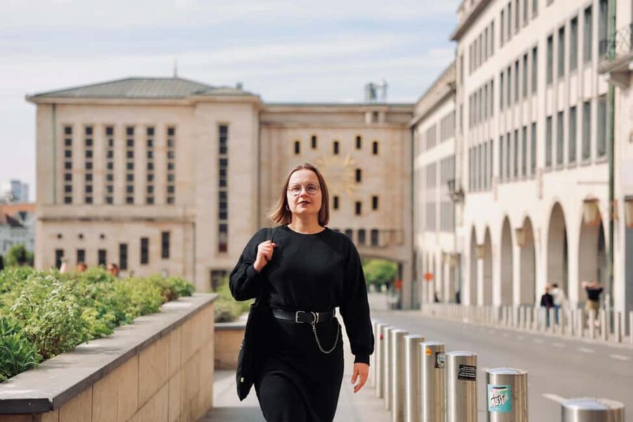Brussels City Photoshoot With a Professional Photographer - Mont des Arts: height and perspective in a short route
