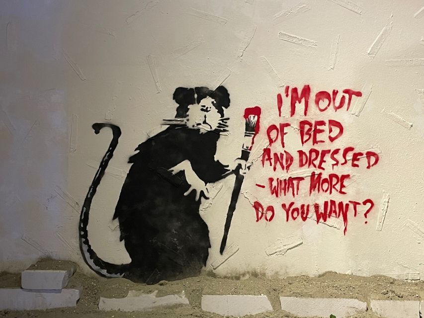 Brussels: The World of Banksy Museum Permanent Exhibition - What you’ll see: 130+ works, real-size murals, and a career-style storyline