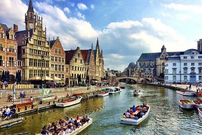 Brussels: Tour Bruges & Ghent with Cruise + Chocolate visit - Bruges Walk: Gabled Houses, Canals, and a Short Guided Taste of the City