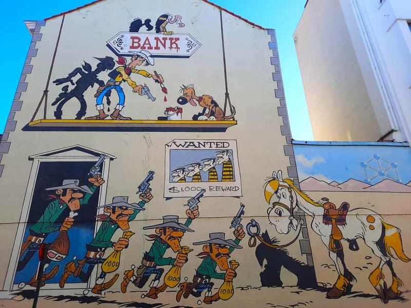 Brussels Walking Tour Comic Strip - Brussels turns into a comic strip, one mural at a time
