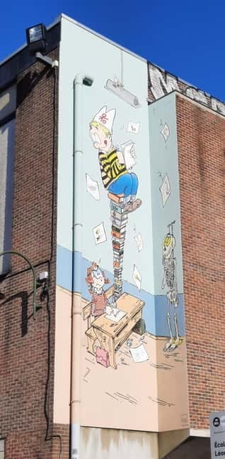 Brussels Walking Tour Comic Strip - Start at Hilton Bruxelles Grand Place, then walk out of the tourist bubble