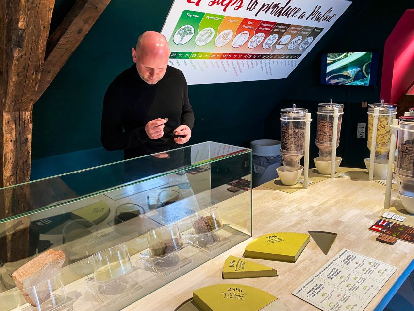 Choco-Story Brussels: Chocolate Museum Entrance with Tasting - Watching pralines made by hand: the master chocolatier moment