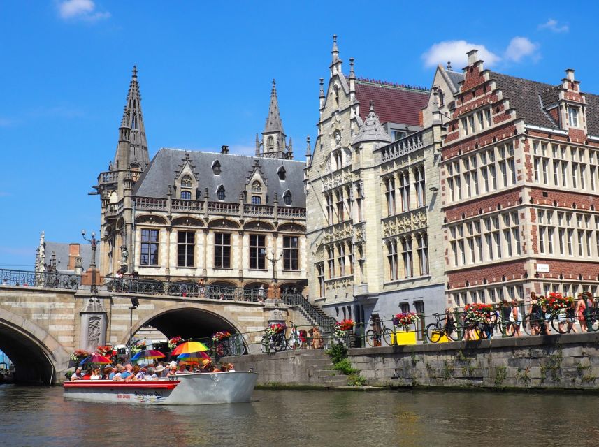 Ghent: 40 Minute Medieval Center Guided Boat Tour - St Bavo’s Cathedral, the Belfry, and St Nicholas Church From the Water