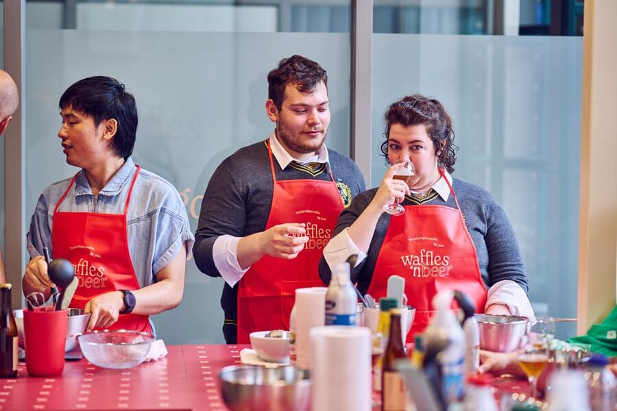 Ghent: Belgian Waffle-Making Workshop with Beer Tasting - Beer-Infused Batter and Your Cooking Stations