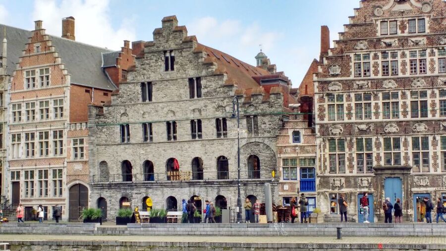 Ghent: Guided City Tour with Food Tastings - Ghent landmarks on foot: City Hall, City Pavilion, and the medieval tower look