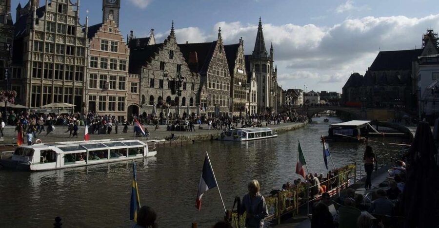 Ghent: Walking Tour from Friday Market to the Cathedral - Old harbor views and Ghent’s famous three towers