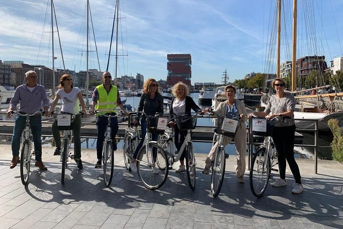Guided Bike Tour: 2 Hours Highlights of Antwerp - MAS in the Old Port: Red Sandstone, Wavy Glass, and Port-Era Context