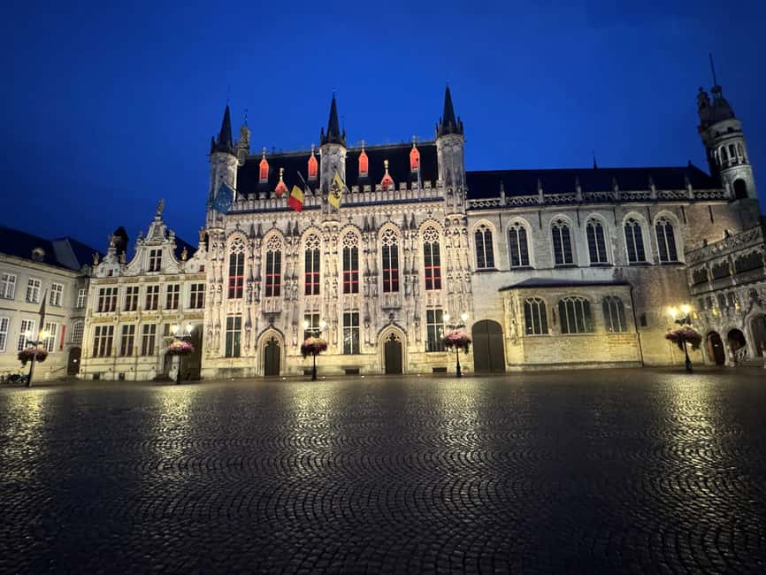 Haunted Bruges Walking Tour - Market Square meeting at the Belfort Tower, and the Black Plague story