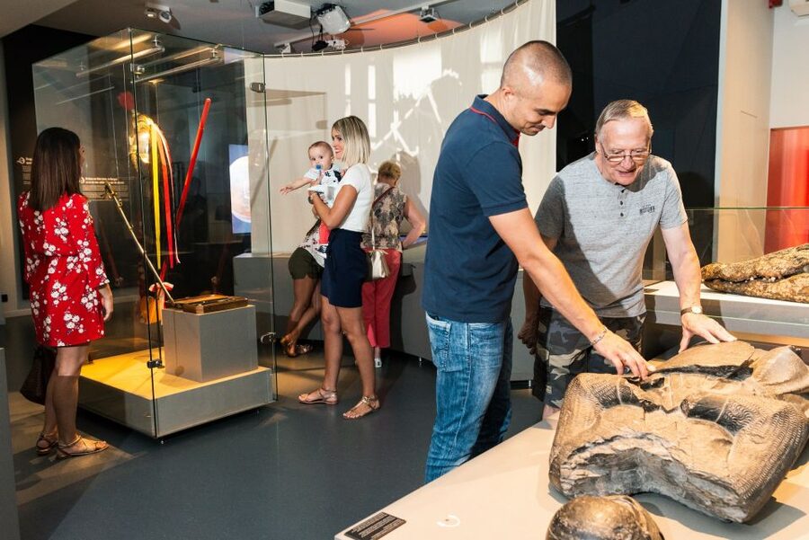 Mons : The Doudou Museum - The exhibition route: history, anthropology, science, art, religion, and secularism