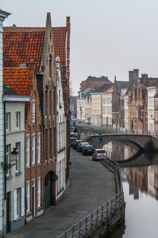 Paris: Brussels and Bruges Tour & Optional Chocolate Tasting - Bruges by canals: Bargeplein, bridges, and the view everyone talks about
