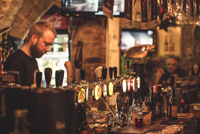 Private: Discover Bruges beers & brewery with chocolate pairing by a young local - Stop 4: ’t Brugs Beertje for the 300-Beer Reality Check