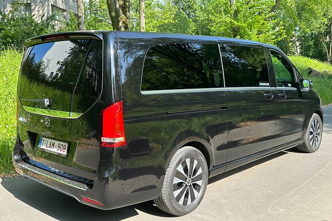 PRIVATE MPV TRANSFER FROM/TO BRUSSELS AIRPORT (Max 6 pax) ONE-WAY - A 100% Electric EQV Ride That Makes Airport Time Feel Easier