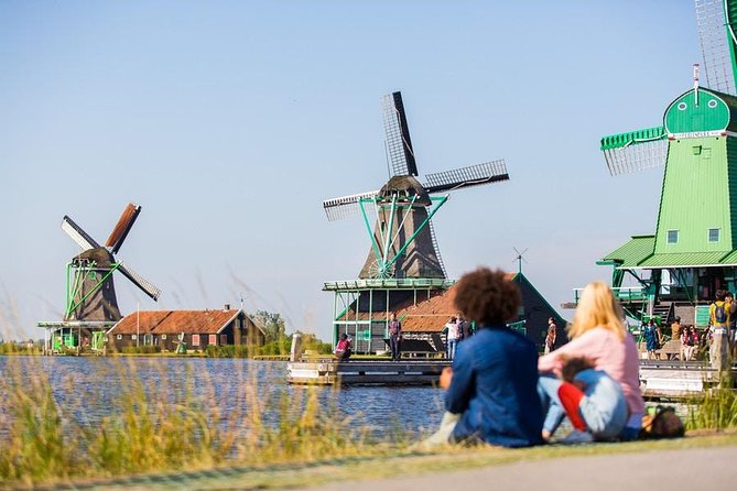 Private tour :Traditional Holland and Amsterdam city tour from Brussels Full day - Zaanse Schans windmills: the working look of Holland (Stops 2 and 3)