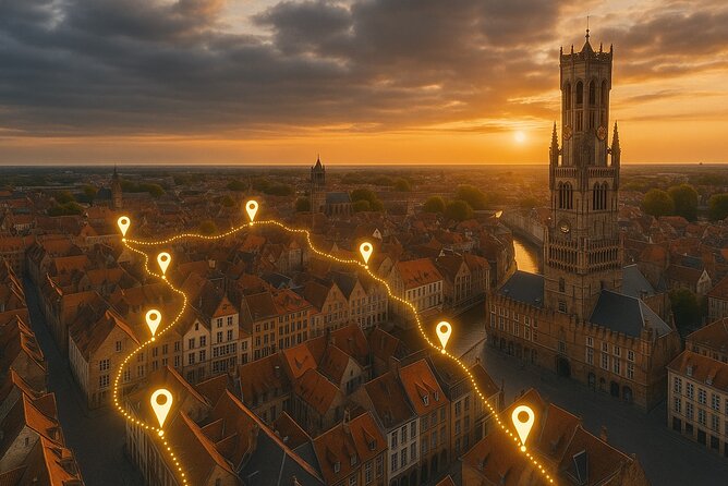 Self-Guided Secrets Tour - Explore Bruges & Miss nothing - Using your Selfgui e-Map in Google Maps (and what to bring)