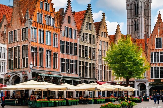 Stress-Free Bruges for Cruise Passengers with opt. Canal Cruise - Basilica of the Holy Blood, Gothic Meets Romanesque Detail