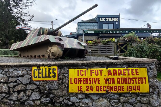The Battle of the Bulge Experience - A day tour from Brussels - Celles Tank: the furthest Wehrmacht advance point and the cost of momentum