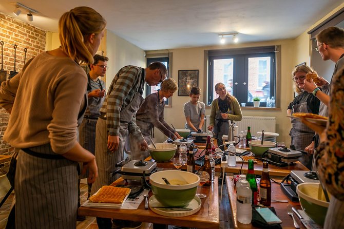 The Waffles 'n Beer Workshop in Bruges Centre - Part 2: bake Belgian waffles using your selected beer