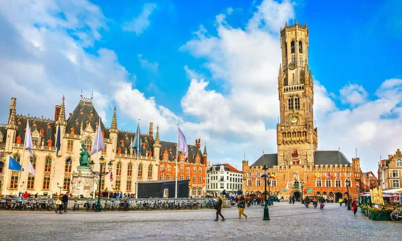 Top Highlights of Bruges from Zeebrugge Port - Belfry of Bruges and Market Square: medieval grandeur, right on schedule